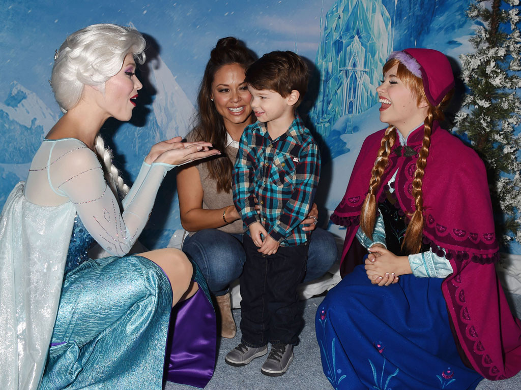 Elsa the Snow Queen, Vanessa Lachey, Camden Lachey, Frozen, Princess Anna Elsa the Snow Queen, Vanessa Lachey, Camden Lachey, Frozen, Princess Anna